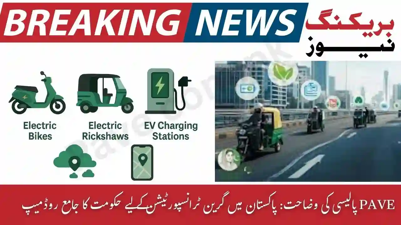 PAVE Policy Explained: Government’s Roadmap for Green Transportation in Pakistan 1 PAVE Policy Pakistan