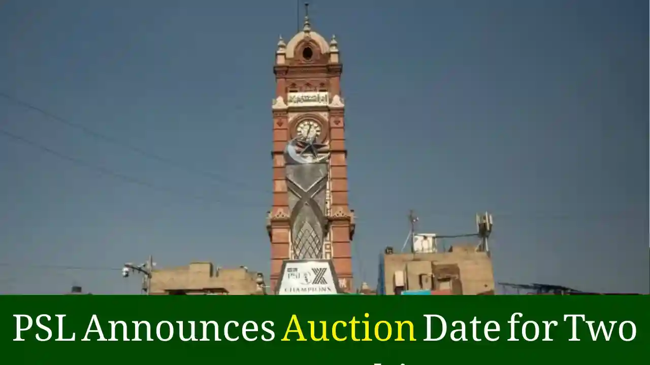 PSL Announces Auction Date for Two New Franchises