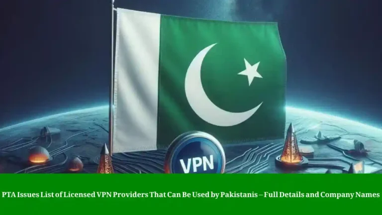 PTA licensed VPN providers Pakistan