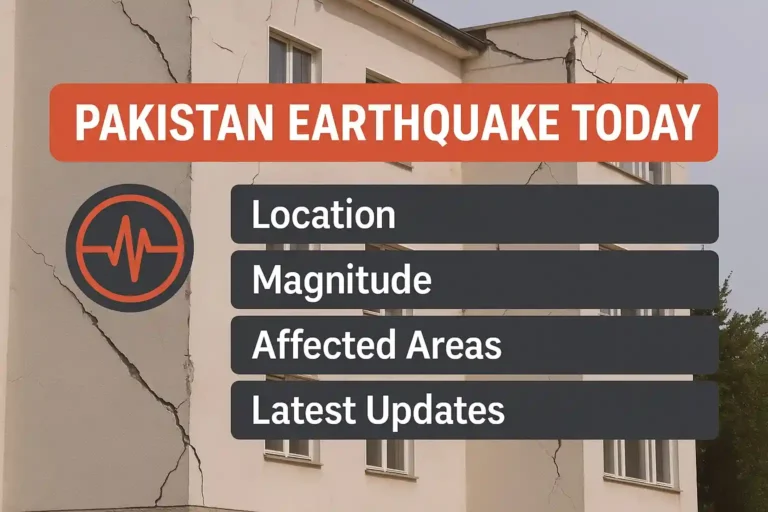 Pakistan Earthquake Today
