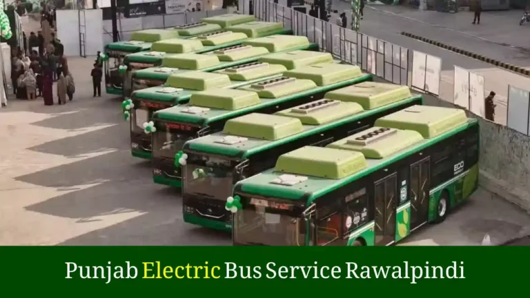 Punjab Electric Bus Service Rawalpindi
