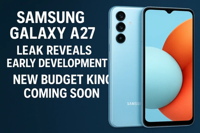 Samsung Galaxy A27 Leak Reveals Early Development