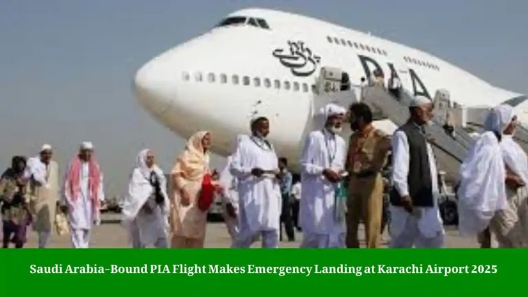 Saudi Arabia Bound PIA Flight Emergency Landing Karachi 2025