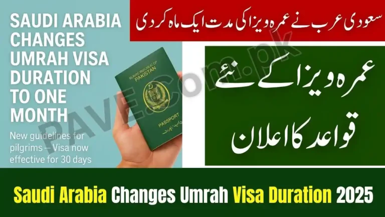 Saudi Arabia Changes Umrah Visa Duration 2025 – New One-Month Validity Rule Explained 8 Saudi Arabia Changes Umrah Visa Duration 2025