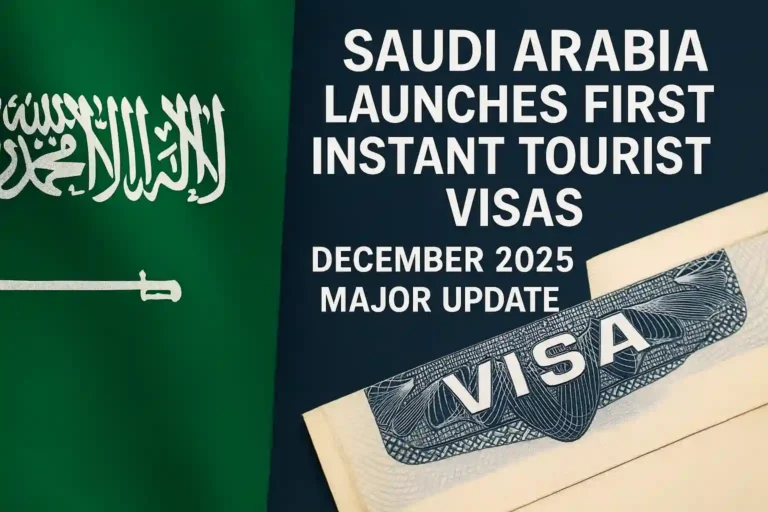 Saudi Arabia Launches First Instant Tourist Visas