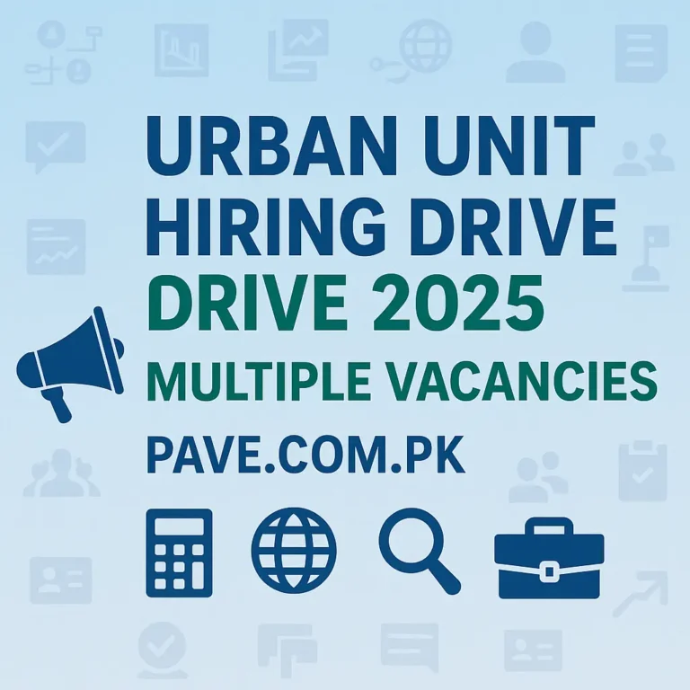 Urban Unit Hiring Drive 2025 Multiple Vacancies