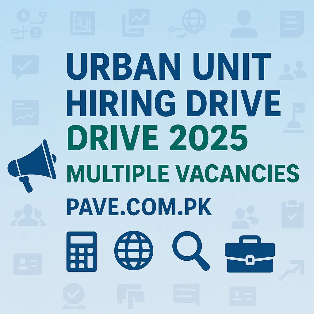 Urban Unit Hiring Drive 2025 Multiple Vacancies