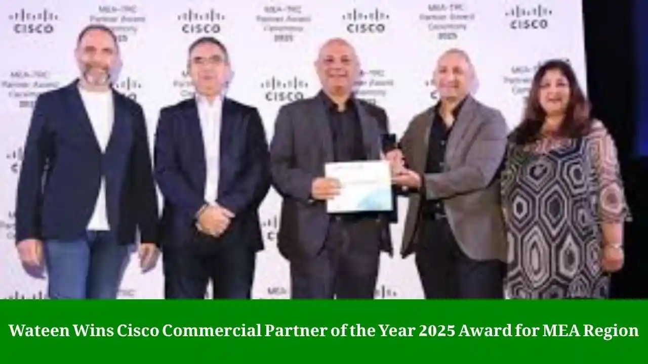 Wateen Wins Cisco Commercial Partner of the Year 2025 Award for MEA Region 1 Wateen Cisco Commercial Partner of the Year 2025