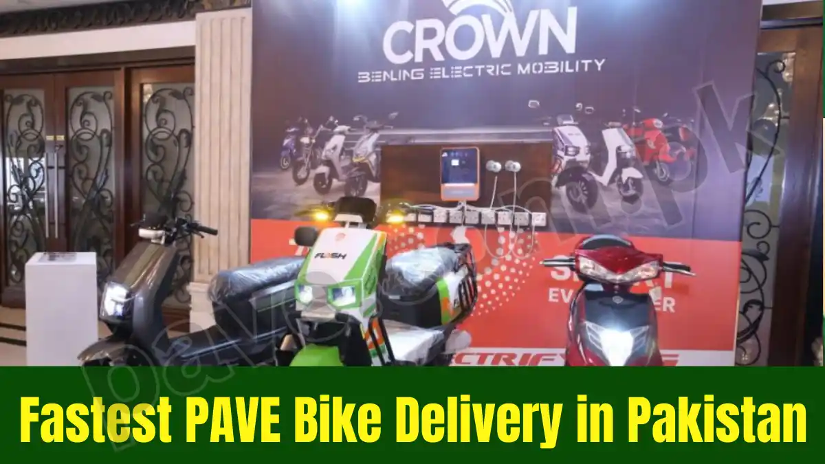 Crown Electric Mobility Launches Fastest PAVE Scheme Deliveries – Instant Bike Possession Begins in Pakistan 1 Crown Electric Mobility Launches Fastest PAVE Scheme Deliveries