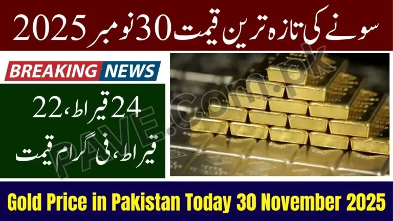 Gold Price in Pakistan Today 30 December 2025 – Latest Gold Rates Update 2 Gold Price in Pakistan Today 30 December 2025
