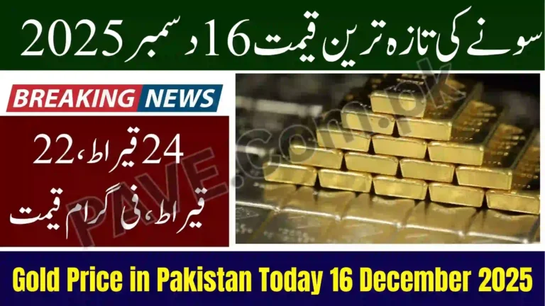 Gold Price in Pakistan Today
