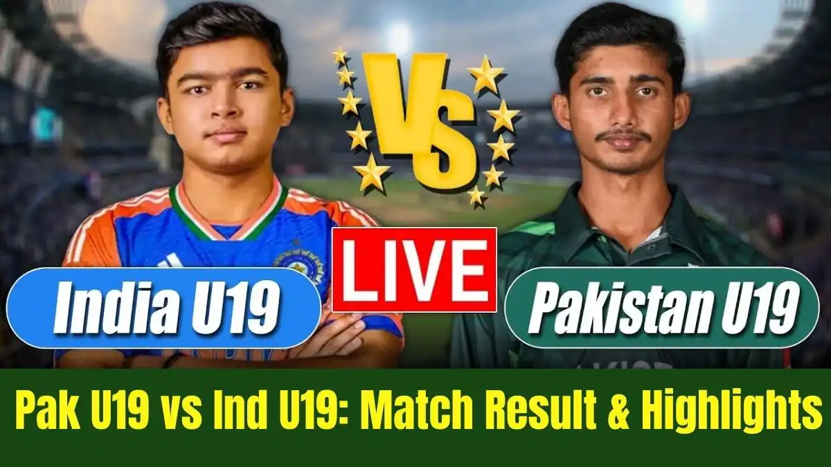 Pak U19 vs Ind U19: Live Score, Match Result & Highlights 1 Pak U19 vs Ind U19