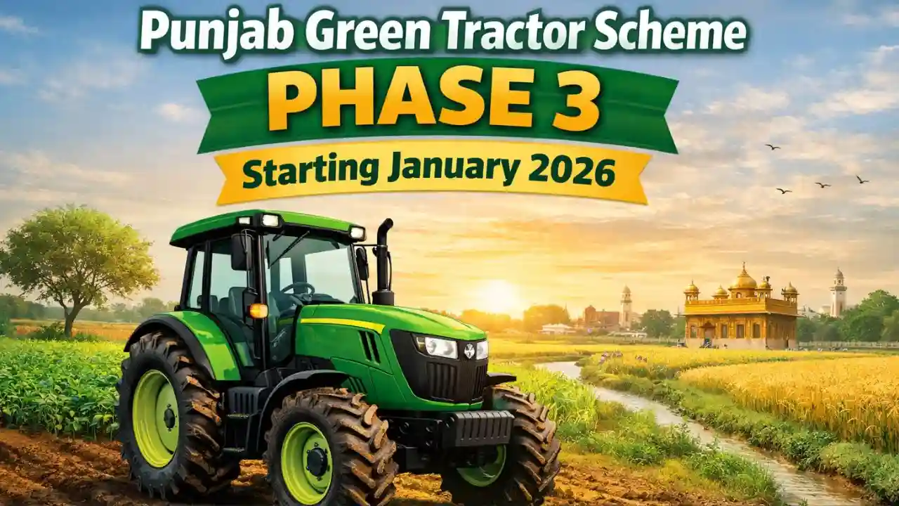 Punjab Govt Announces Green Tractor Scheme Phase 3 Starting January 2026