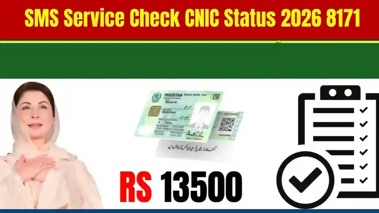 8171 SMS Service Check CNIC Status 2026 Online New Change From February 1 1 8171 SMS Service Check CNIC Status 2026 Online New Change From February 1