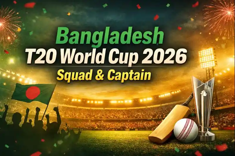 Bangladesh T20 World Cup 2026 Squad & Captain