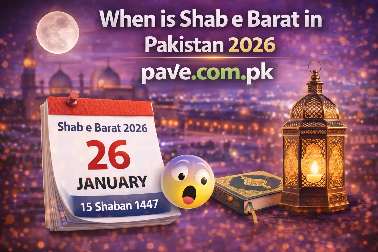 When is Shab e Barat in Pakistan 2026 1 When is Shab e Barat in Pakistan 2026