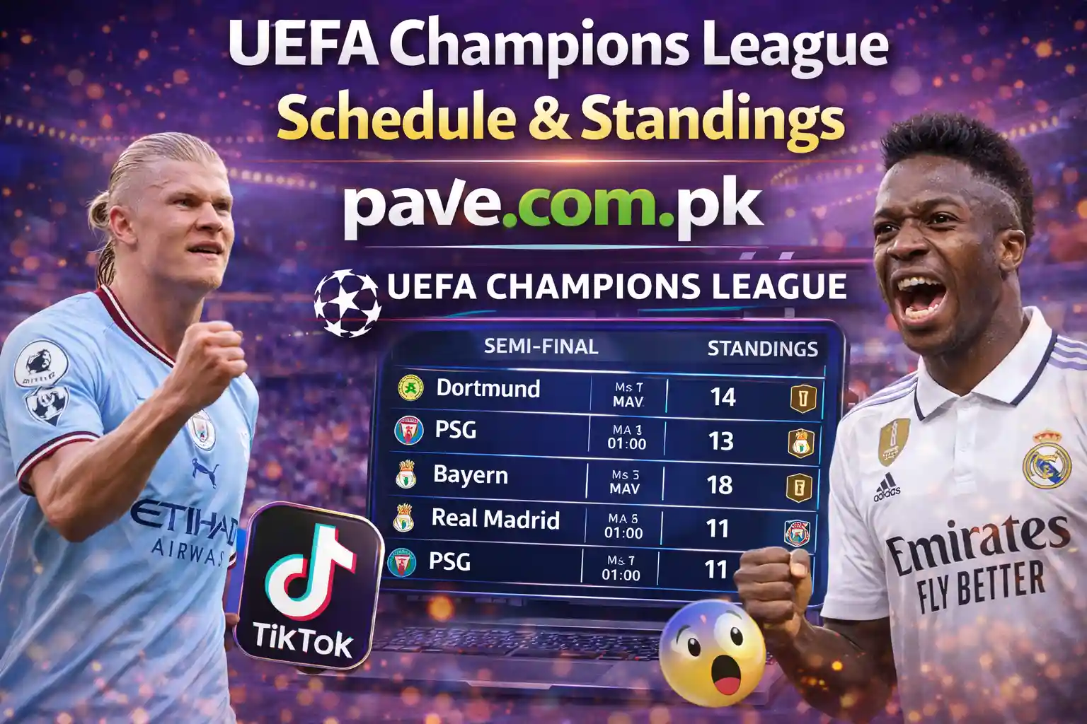 UEFA Champions League Schedule & Standings