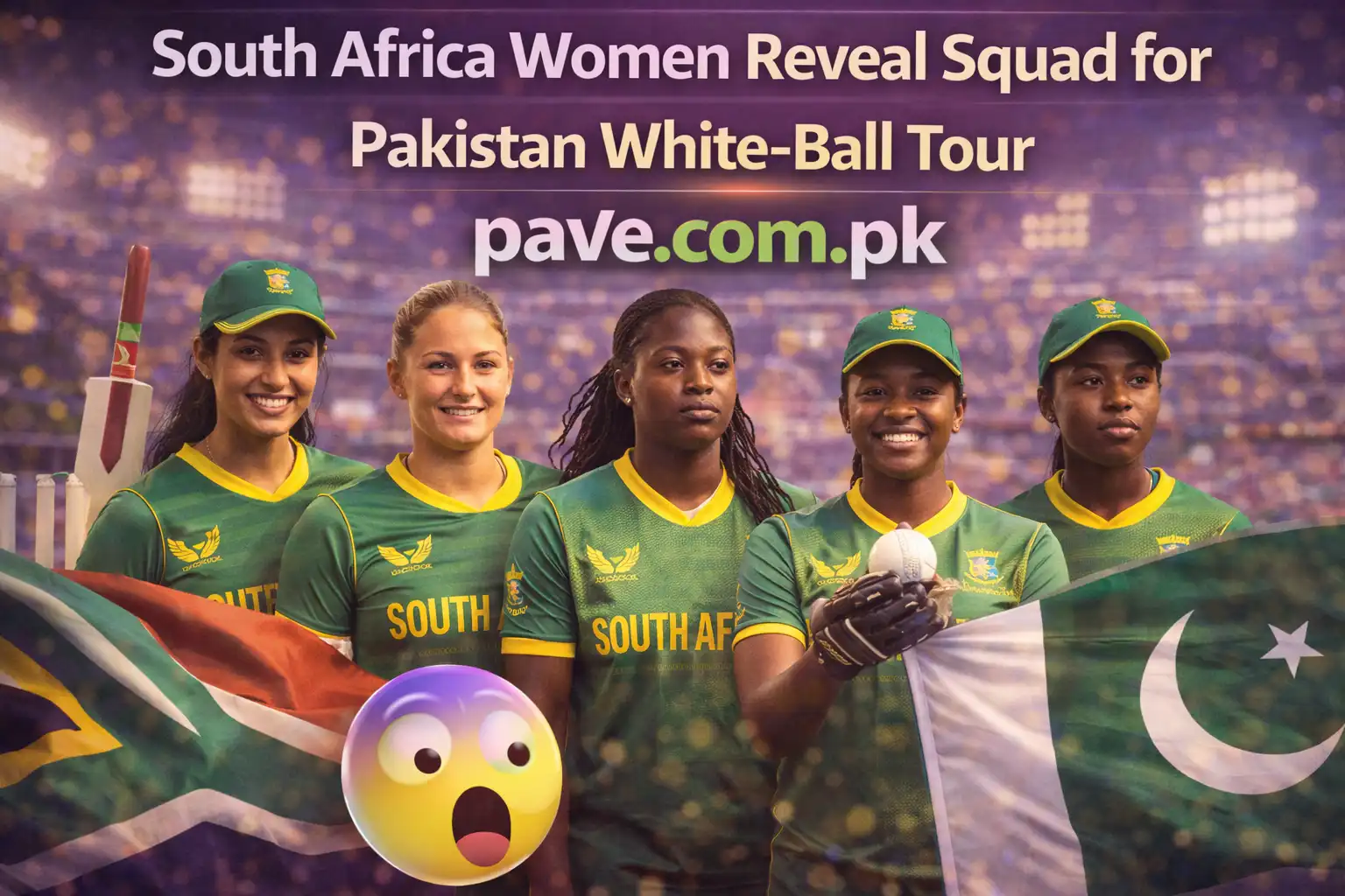 South Africa Women Reveal Squad for Pakistan White-Ball Tour 1 South Africa Women Reveal Squad for Pakistan White-Ball Tour