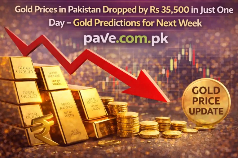 Gold Prices in Pakistan Dropped by Rs 35,500 in Just One Day – Gold Predictions for Next Week