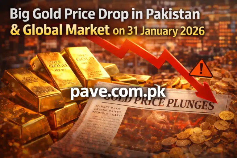 Big Gold Price Drop in Pakistan & Global Market on 31 January 2026