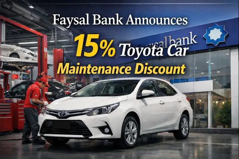 Faysal Bank Announces 15 Percent Toyota Car Maintenance Discount