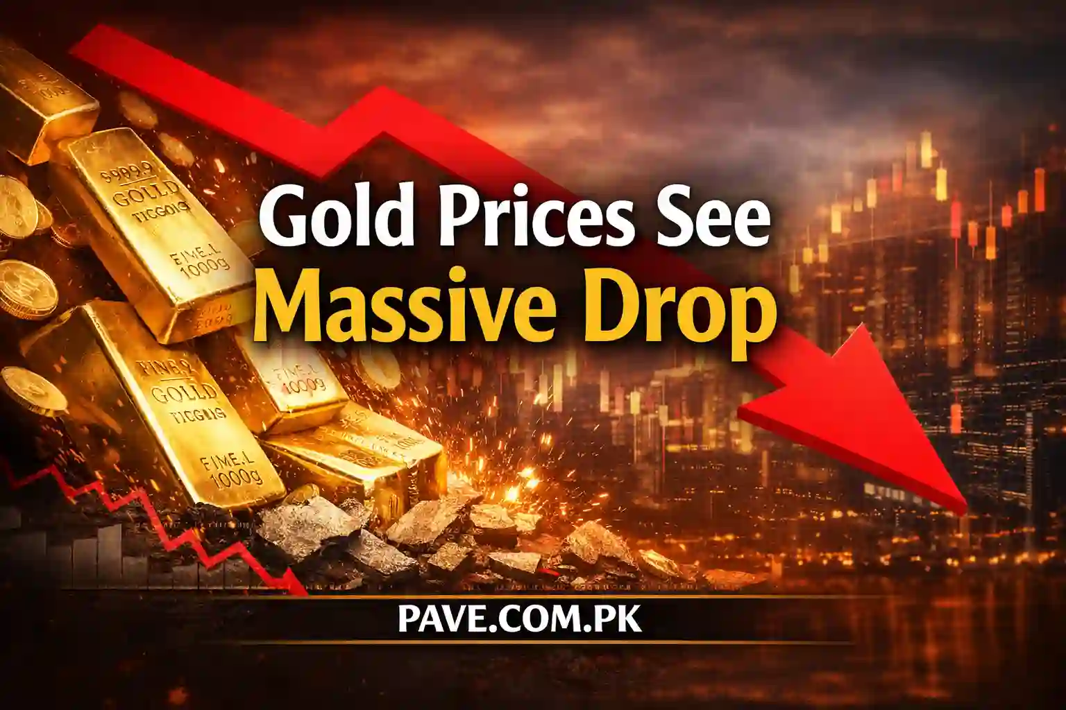 Gold Market Crashed Huge Decrease in Gold Prices Globally