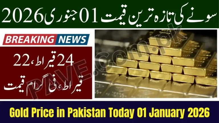 Gold Price in Pakistan Today 01 January 2026 – Latest Gold Rates Update 8 Gold Price in Pakistan Today 01 January 2026