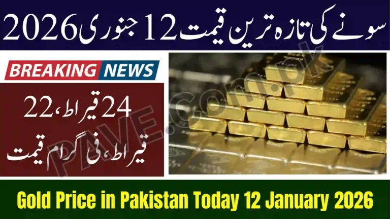 Gold Price in Pakistan Today 12 January 2026 – Latest Gold Rates Update 2 Gold Price in Pakistan Today 12 January 2026