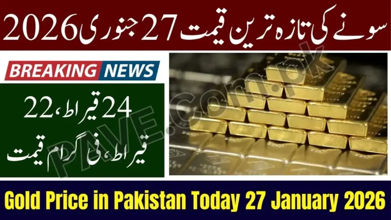 Gold Price in Pakistan Today 27 January 2026
