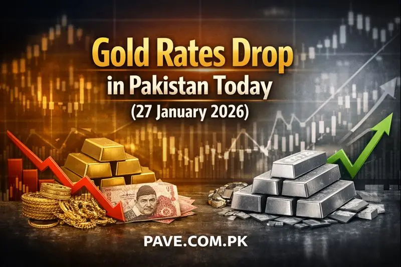 Gold Rates Drop in Pakistan Today (27 January 2026) After Sharp Surge