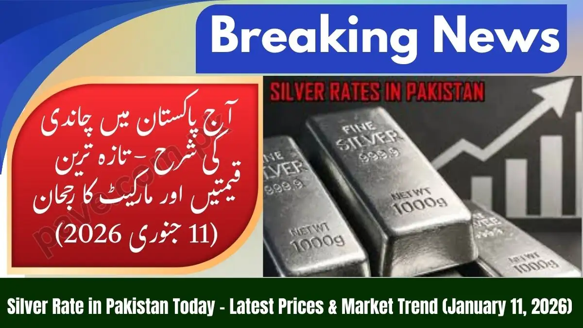 Silver Rate in Pakistan Today – Latest Prices & Market Trend (January 11, 2026)