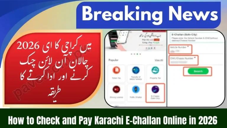 How to Check and Pay Karachi E-Challan Online in 2026 8 How to Check and Pay Karachi E-Challan Online in 2026