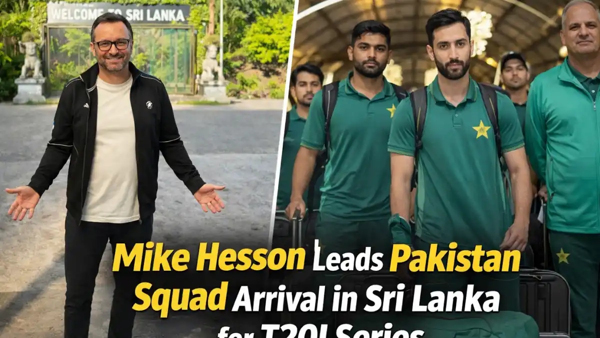 Mike Hesson Leads Pakistan Squad Arrival in Sri Lanka for T20I Series 1 Mike Hesson Leads Pakistan Squad Arrival in Sri Lanka for T20I Series