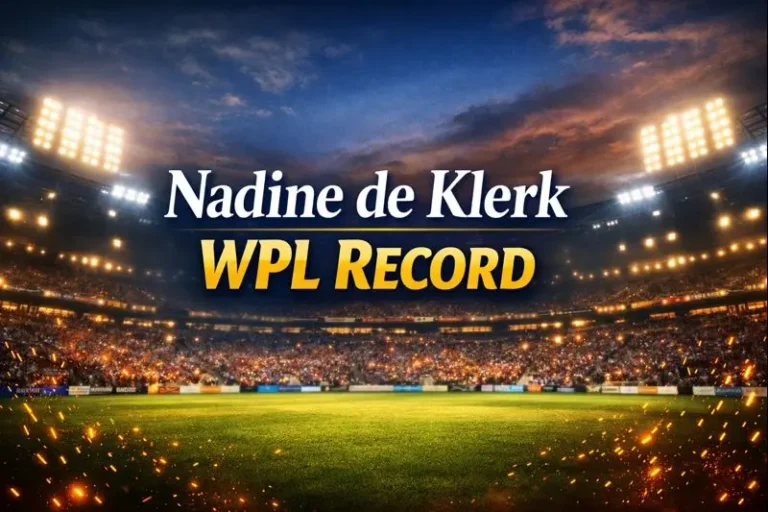 Nadine de Klerk WPL Record: Historic 18-Run Last-Over Heist 8 Nadine de Klerk WPL Record