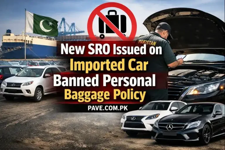 New SRO Issued on Imported Car Banned Personal Baggage Policy