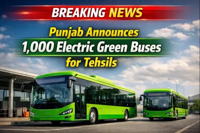 Punjab Announces 1,000 Electric Green Buses for Tehsils 2 Punjab Announces 1,000 Electric Green Buses for Tehsils