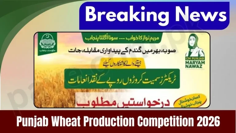 Punjab Govt Announces Wheat Production Competition 2026 – Farmers Can Win Big Prizes 7 Punjab Govt Announces Wheat Production Competition 2026