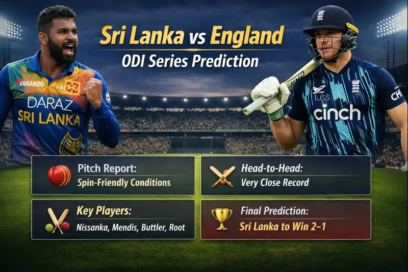 Sri Lanka vs England ODI Series Prediction – Complete Analysis 1 Sri Lanka vs England ODI Series Prediction