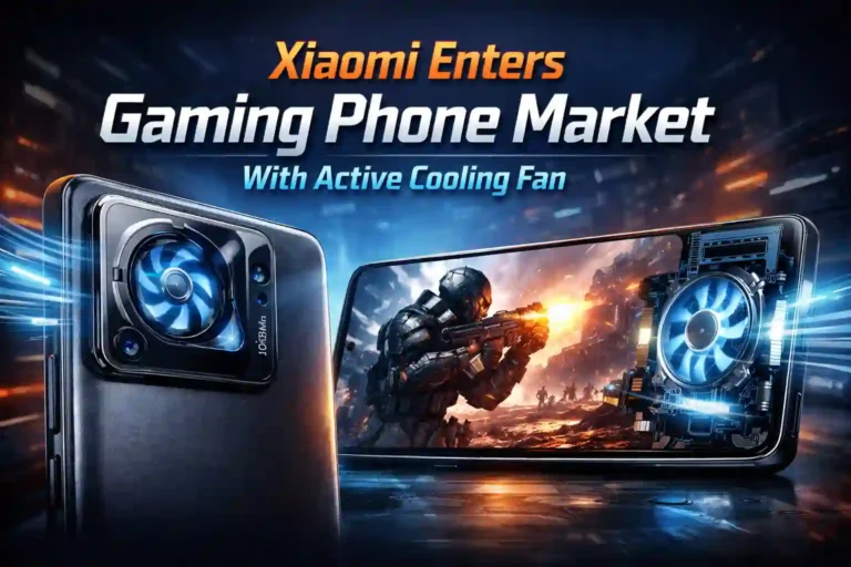 Xiaomi Enters Gaming Phone Market With Active Cooling Fan