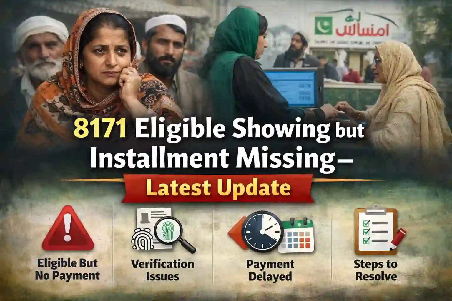 8171 Eligible Showing but Installment Missing – Latest Update