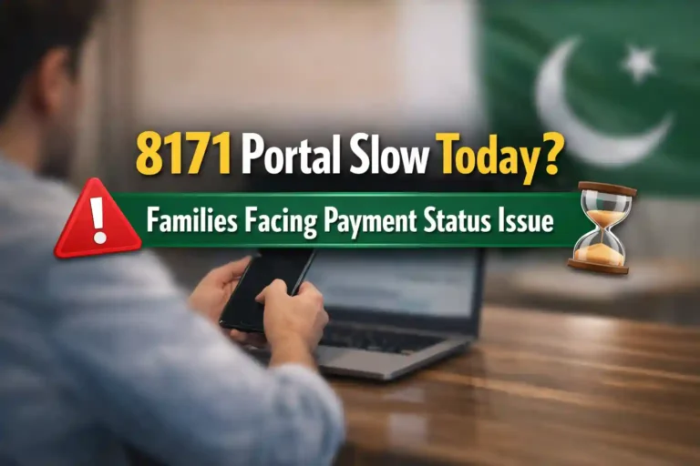 8171 Portal Slow Today Families Facing Payment Status Issue