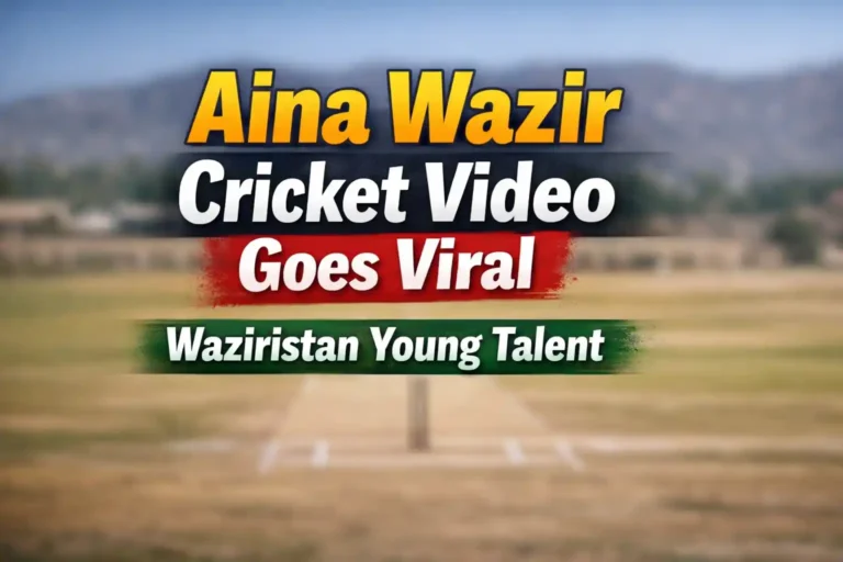 Aina Wazir Cricket Video Goes Viral