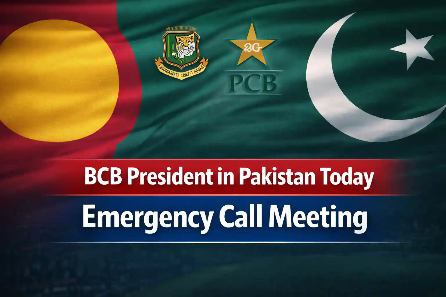 Why Bangladesh Cricket Board President Is in Pakistan Today – Expecting An Emergency Call Meeting 1 BCB President in Pakistan Today Emergency Call Meeting