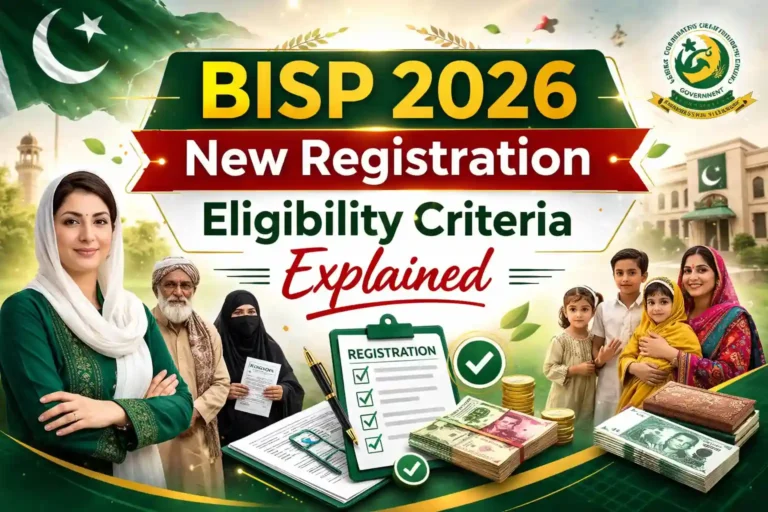 BISP 2026 New Registration Eligibility Criteria Explained 2 BISP 2026 New Registration Eligibility Criteria Explained