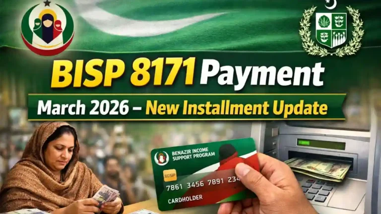 BISP 8171 Payment March 2026 – New Installment Update