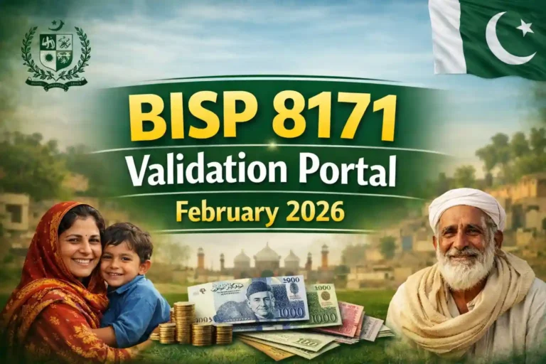 BISP 8171 Validation Portal February 2026 – Confirm Eligibility & Rs13,500 Payment 2 BISP 8171 Validation Portal February 2026 – Confirm Eligibility & Rs13,500 Payment