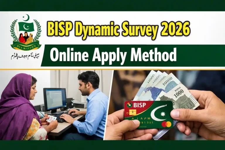 BISP Dynamic Survey 2026 Online Apply Method 2 BISP Dynamic Survey 2026 Online Apply Method