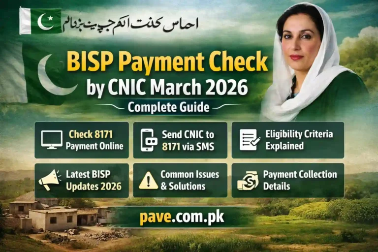 BISP Payment Check by CNIC March 2026 Complete Guide 10 BISP Payment Check by CNIC March 2026 BISP Payment Check by CNIC March 2026