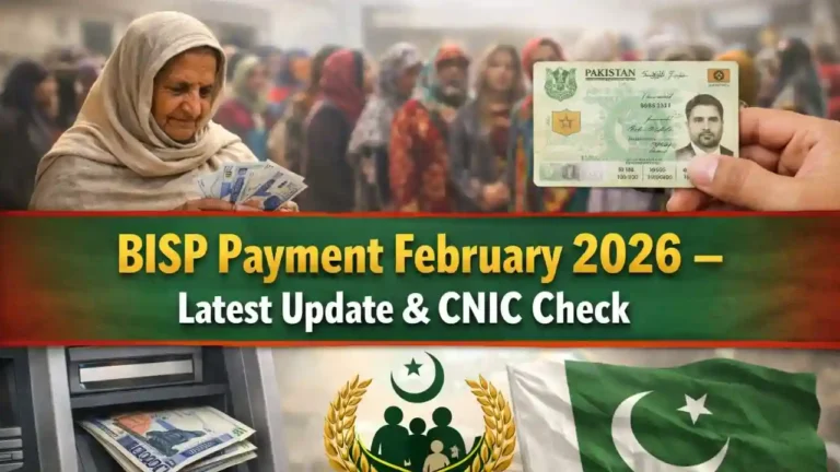 BISP Payment February 2026 – Latest Update & CNIC Check