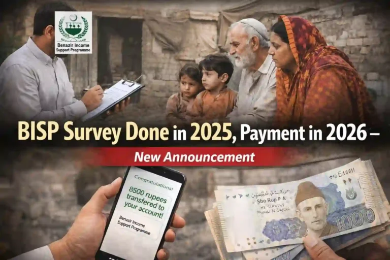 BISP Survey Done in 2025, Payment in 2026